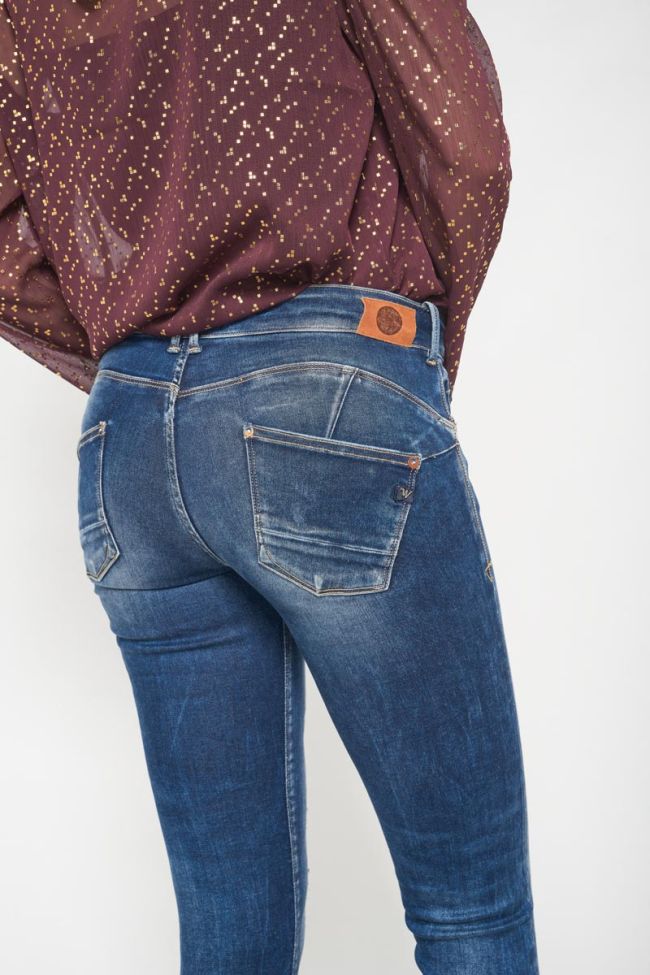 Talara Pulp Slim 7/8 jeans destroy vintage blau Nr.2