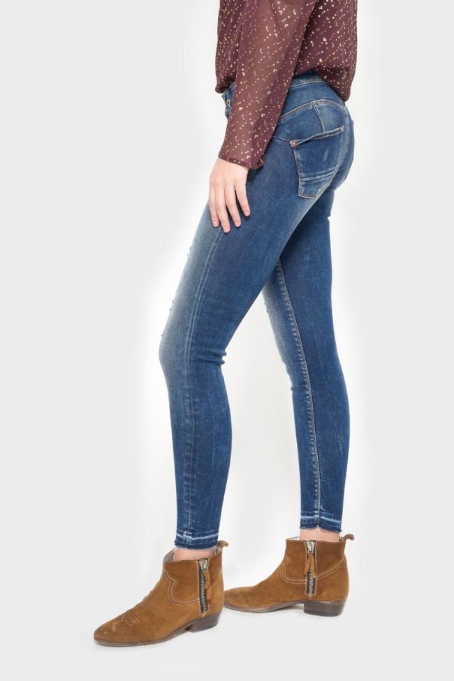 Talara Pulp Slim 7/8 jeans destroy vintage blau Nr.2