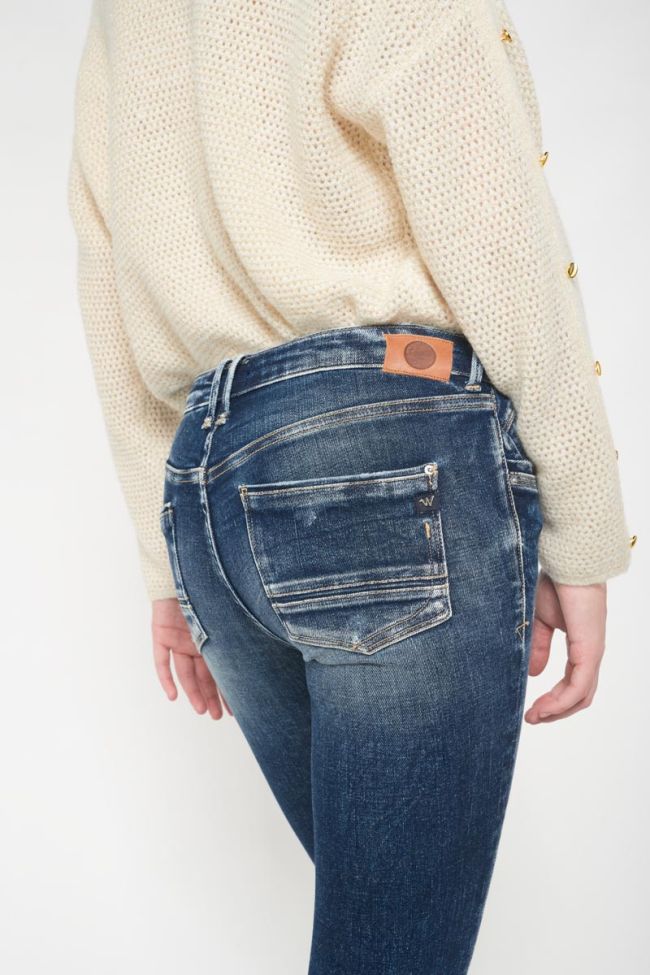 Tiapa Power Skinny 7/8 jeans destroy vintage blau Nr.2