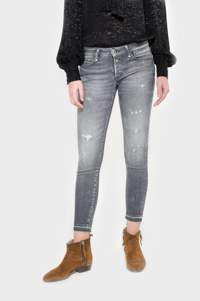 Vibe Power Skinny 7/8 jeans destroy grau Nr.2