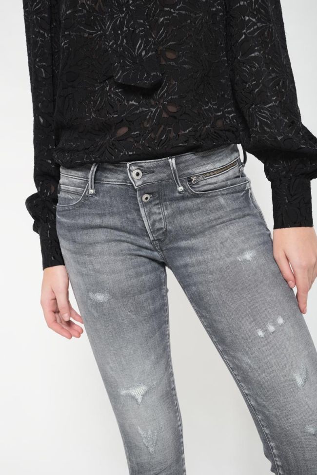 Vibe Power Skinny 7/8 jeans destroy grau Nr.2