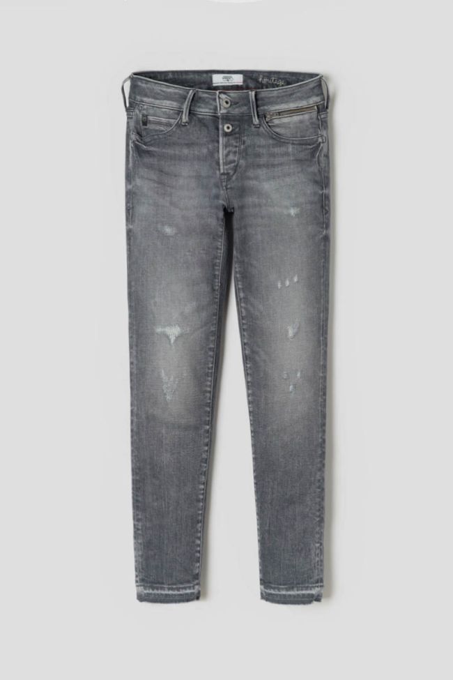 Vibe Power Skinny 7/8 jeans destroy grau Nr.2