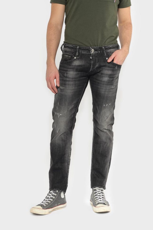 Nelson 700/11 Slim jeans destroy schwarz Nr.1