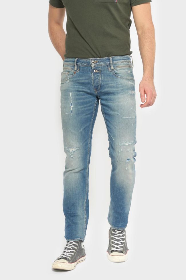 Winkler 700/11 Slim jeans destroy vintage blau Nr.3