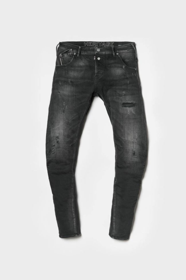 Jeans 900/03 tapered twisted Alost destroy schwarz Nr.1