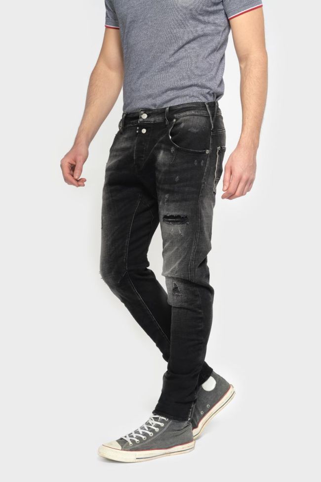 Jeans 900/03 tapered twisted Alost destroy schwarz Nr.1