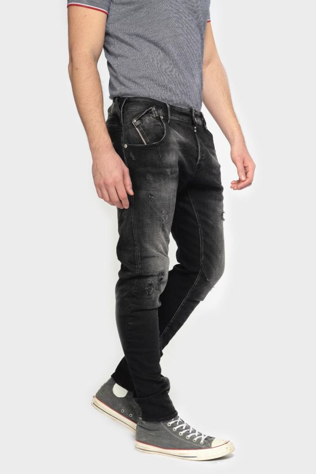 Jeans 900/03 tapered twisted Alost destroy schwarz Nr.1