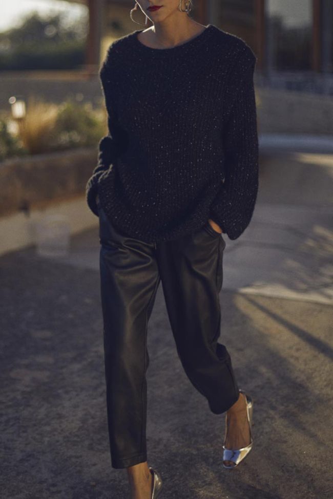 Hose Minet in schwarz