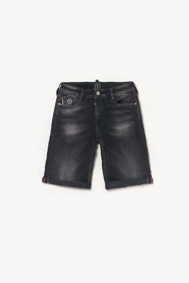Bermuda-short Jogg in schwarz