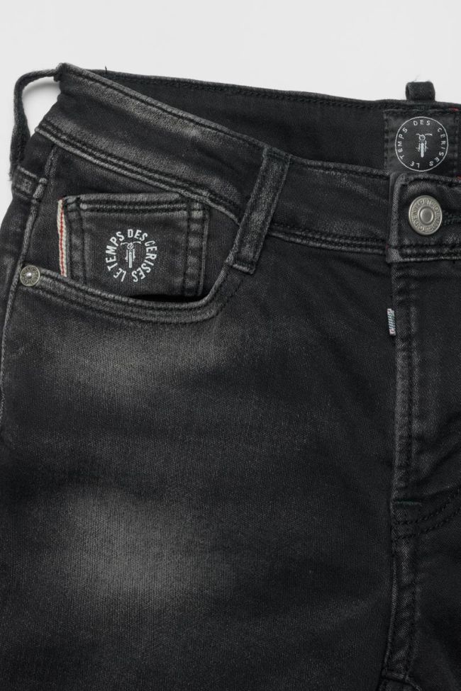 Bermuda-short Jogg in schwarz