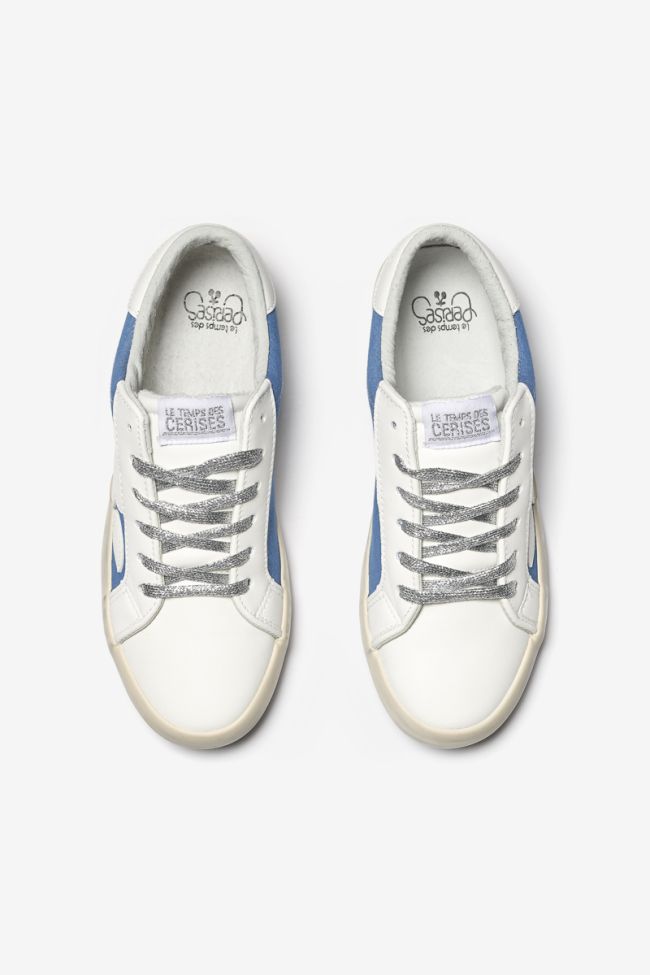 Sneakers Austin aus blauem Jeansstoff