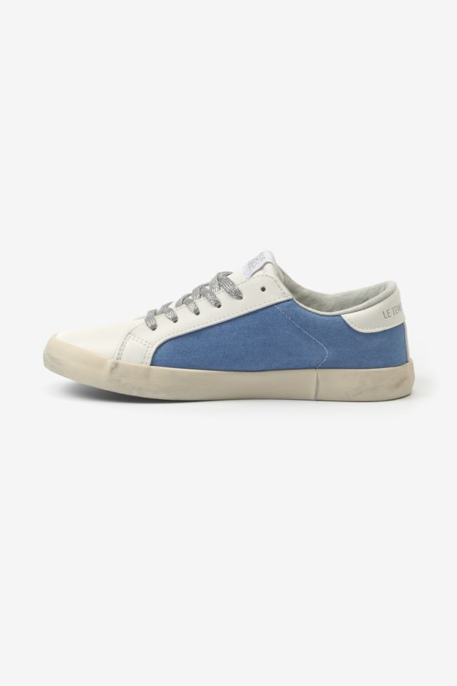 Sneakers Austin aus blauem Jeansstoff