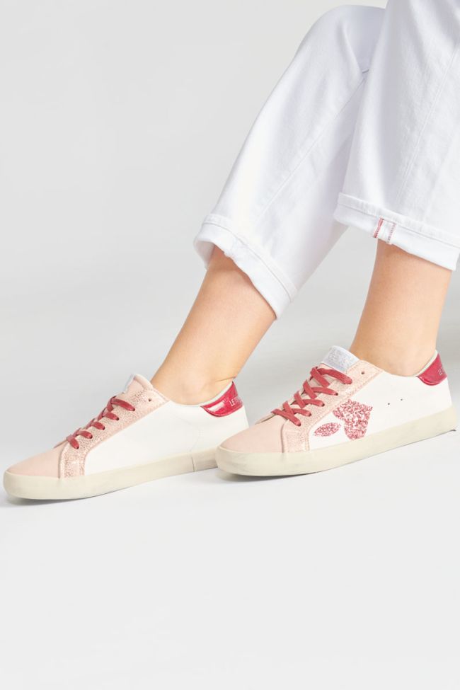 Sneakers Austin mit rosafarbenen Pailletten