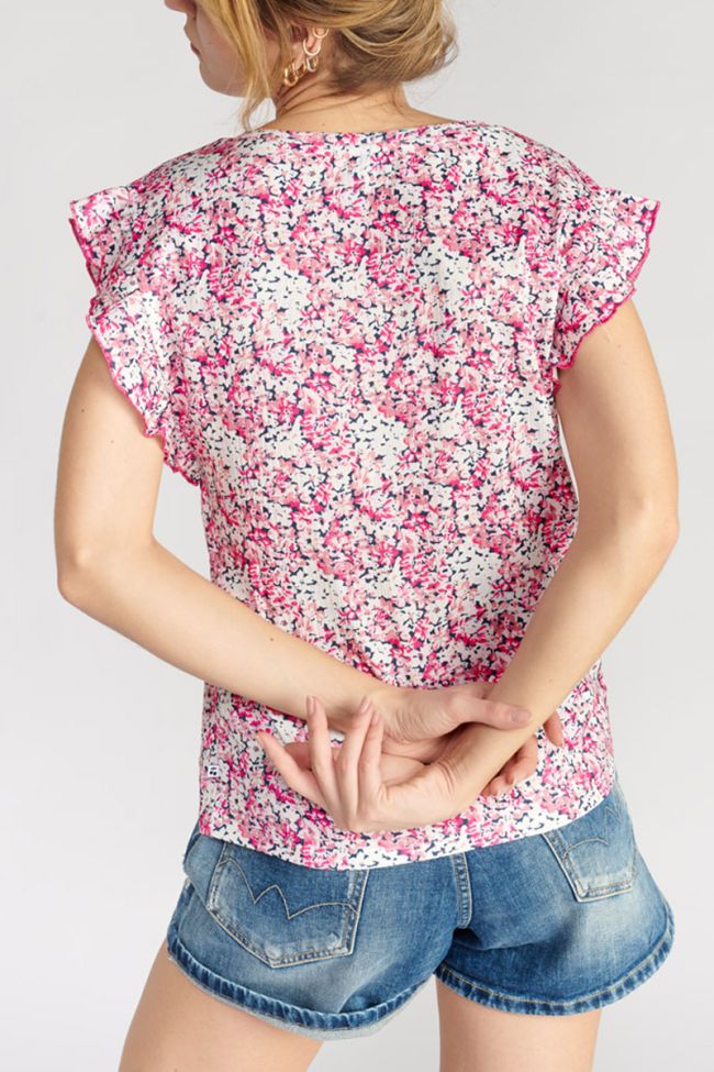 T-shirt Hutt in rosa