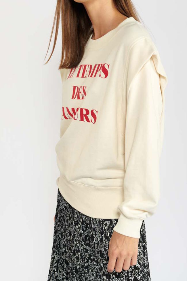 Sweatshirt Kilim in weiß