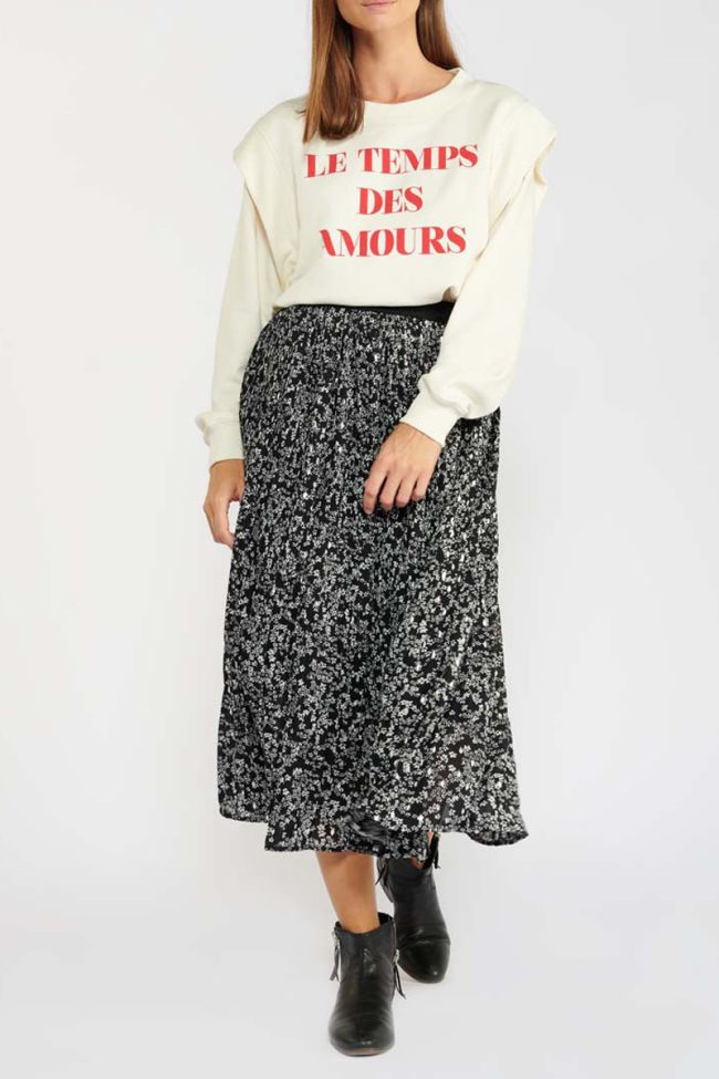 Sweatshirt Kilim in weiß