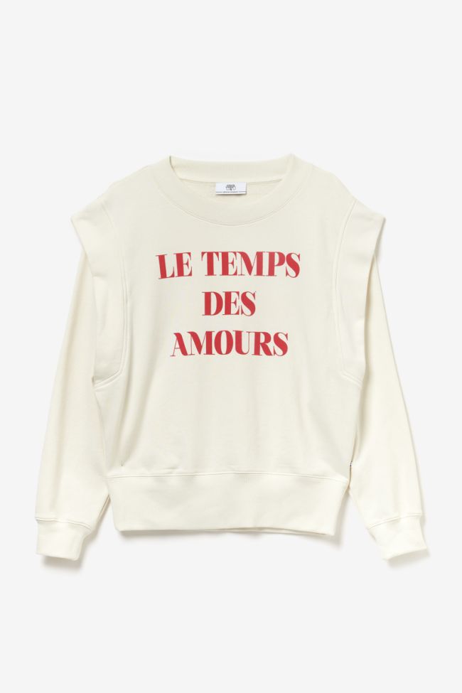 Sweatshirt Kilim in weiß