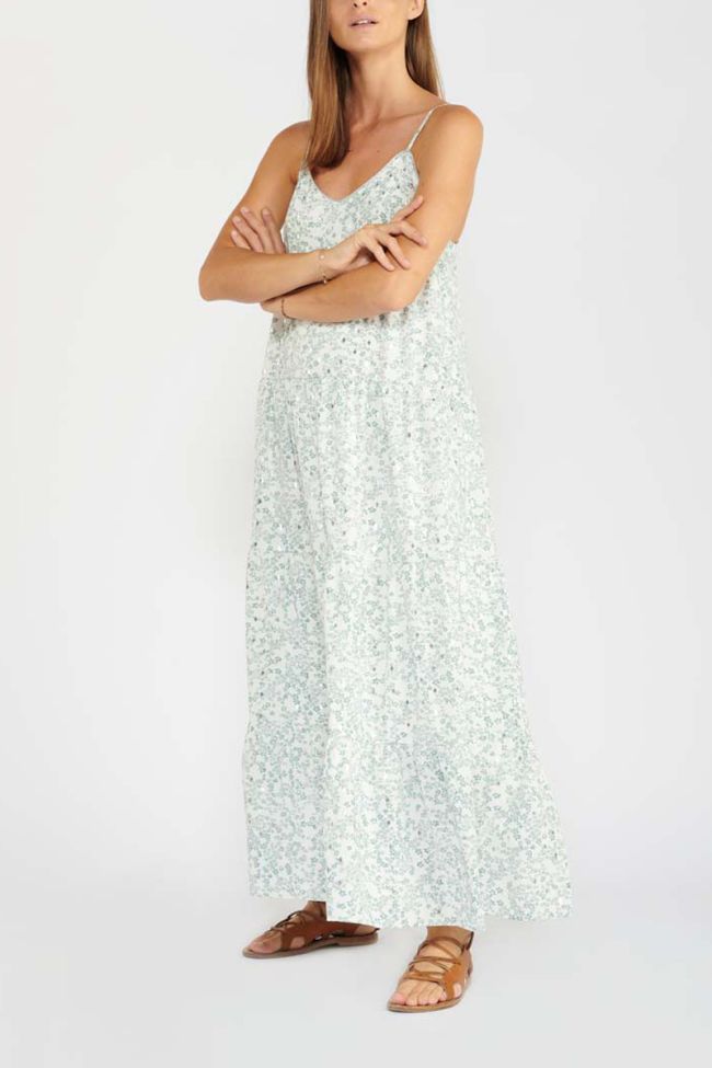 Langes kleid Lena in weiß