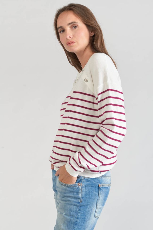Pullover Mareva Marinière in lila