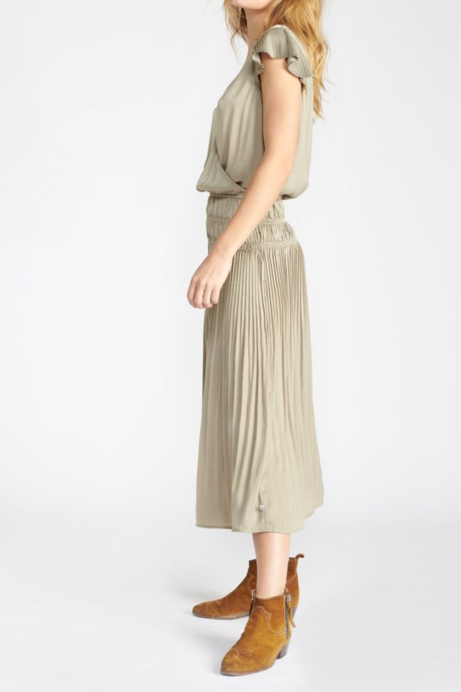 Langes kleid Mayas in grün