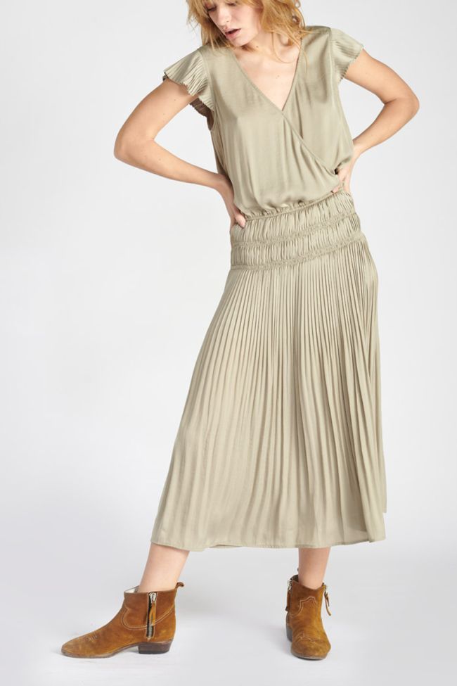 Langes kleid Mayas in grün