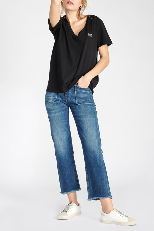 T-shirt Preciosa in schwarz