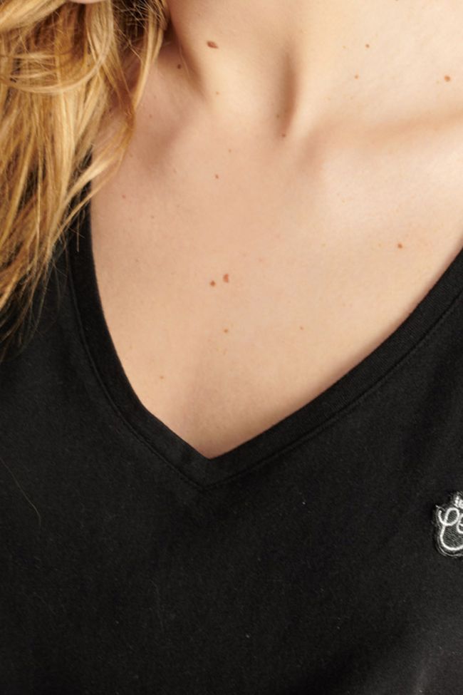 T-shirt Preciosa in schwarz