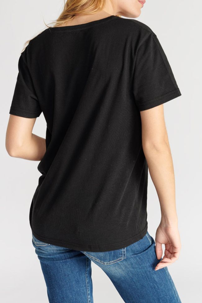 T-shirt Preciosa in schwarz