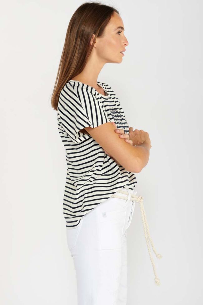 T-shirt Sailor in blau