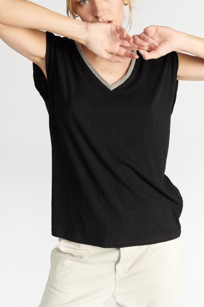 T-shirt Santos in schwarz