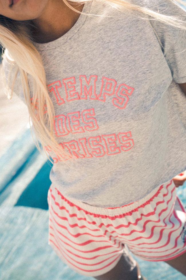 T-shirt Fluogi in grau