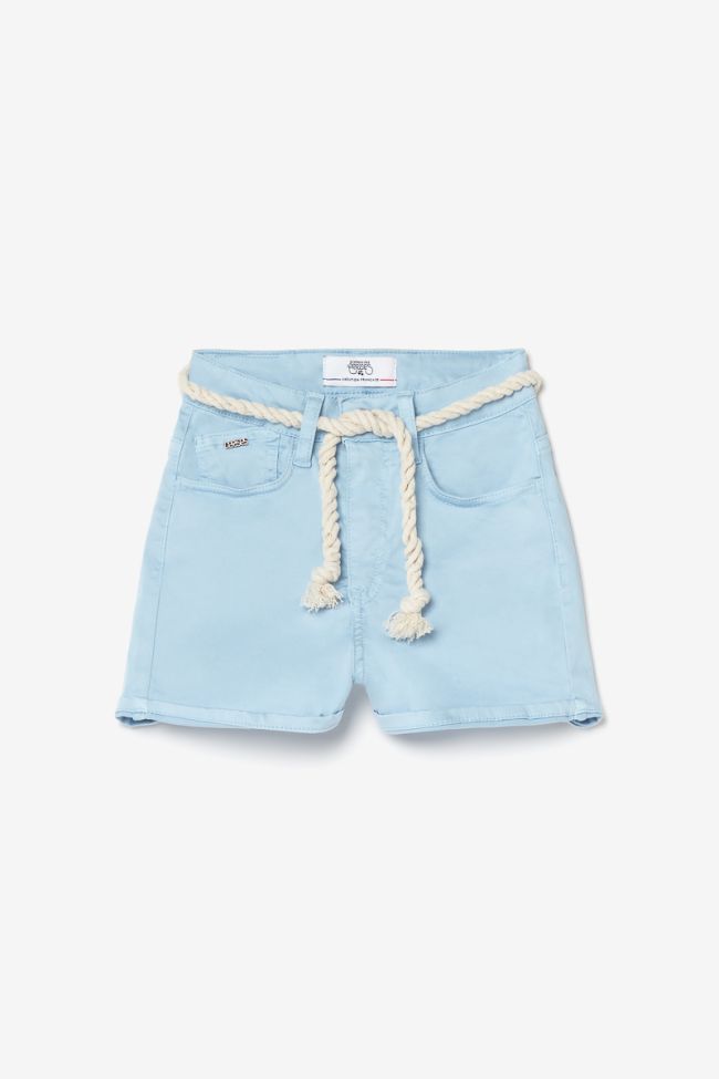 Shorts Tiko high waist in hellblau