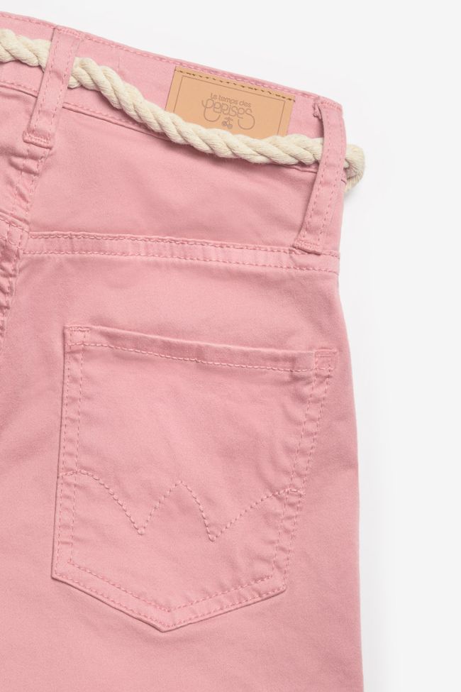 Shorts Tiko high waist in rosa