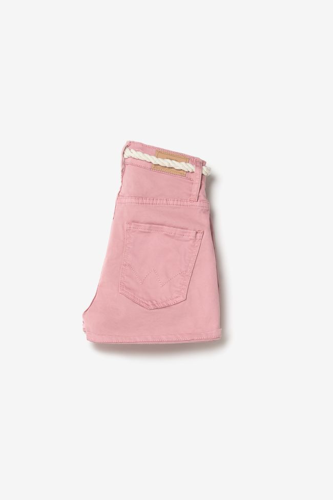 Shorts Tiko high waist in rosa