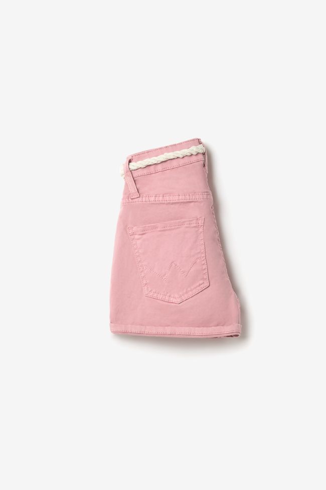 Shorts Tiko high waist in rosa