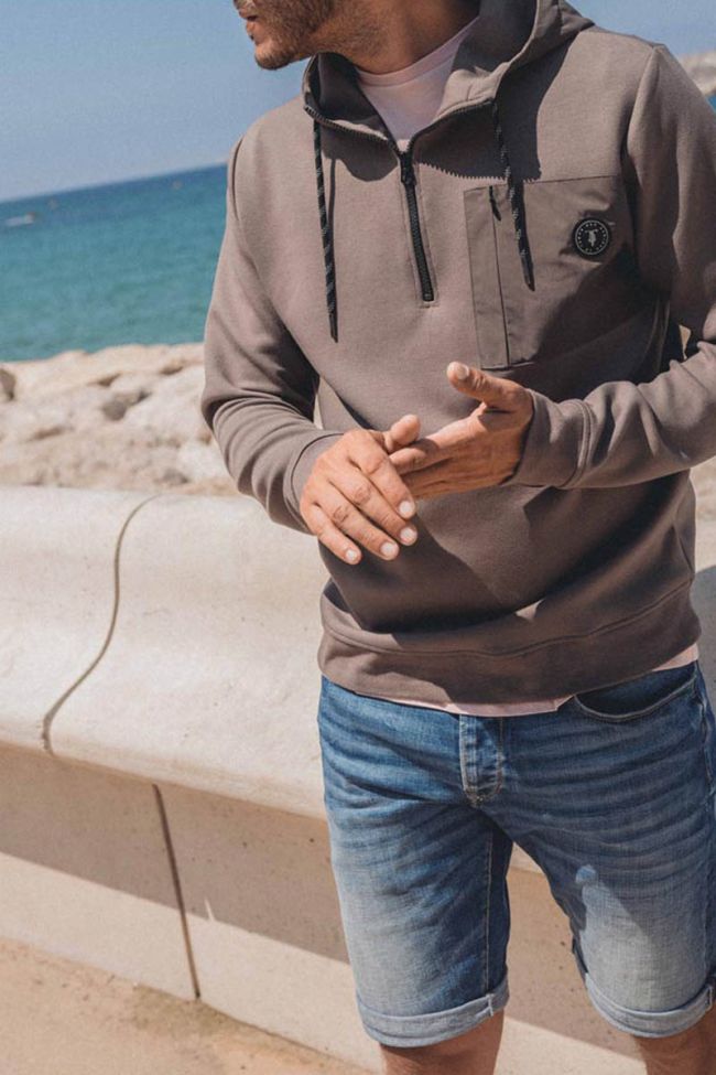 Kapuzen-sweatshirt Jubel in braun