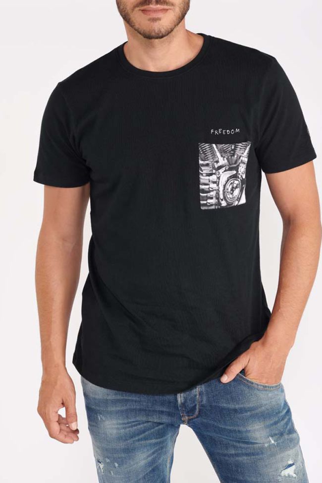 T-shirt Kern in schwarz