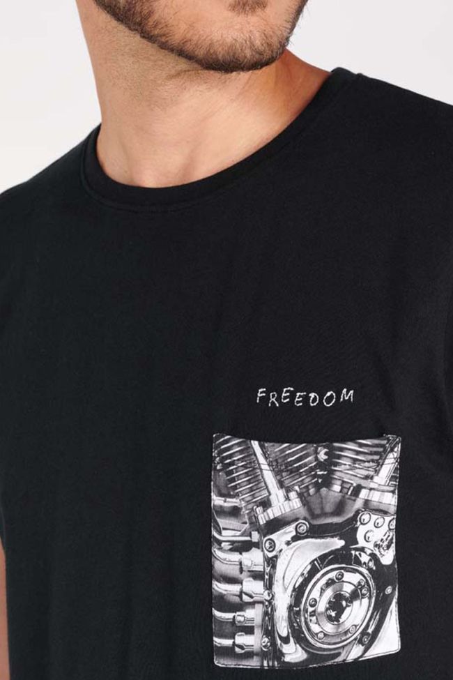 T-shirt Kern in schwarz