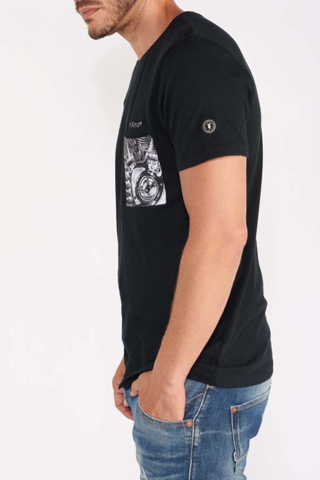 T-shirt Kern in schwarz