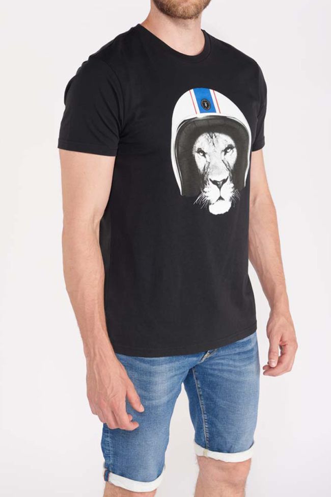 T-shirt Santa in schwarz