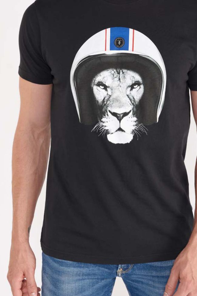 T-shirt Santa in schwarz