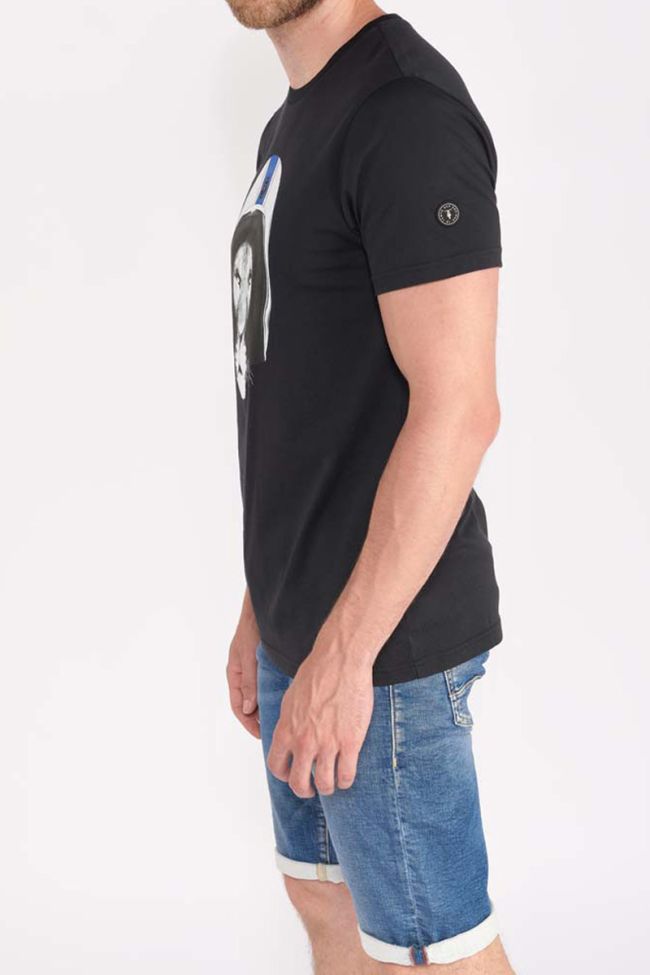 T-shirt Santa in schwarz