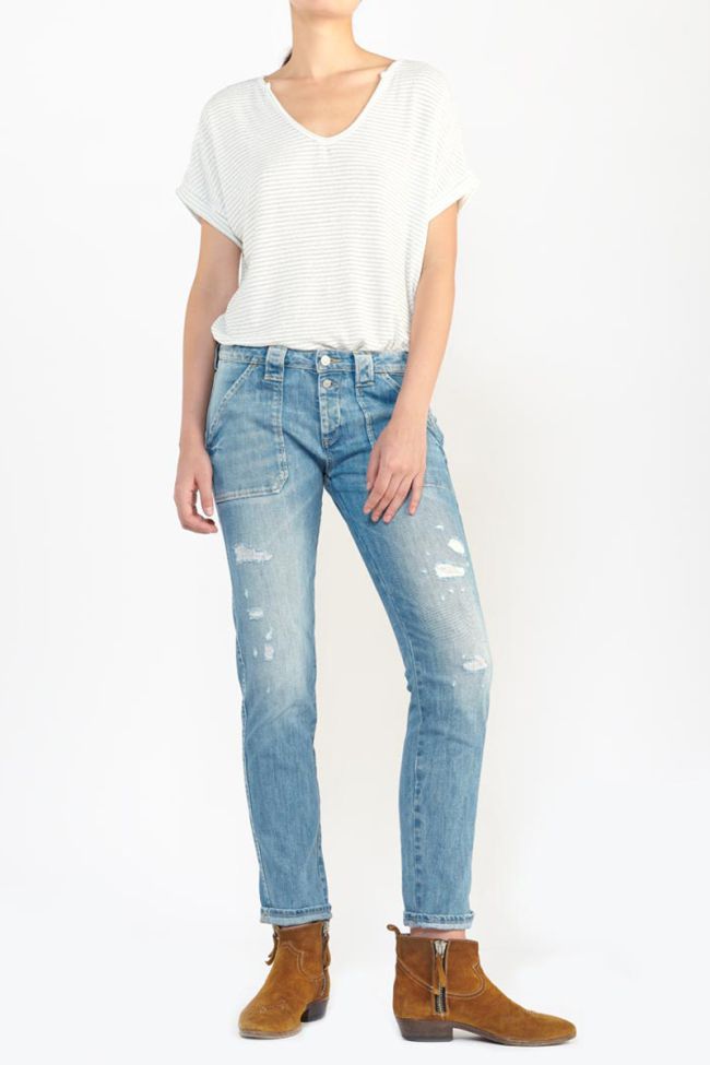 Jeans 200/43 boyfit Cara destroy blau Nr.4