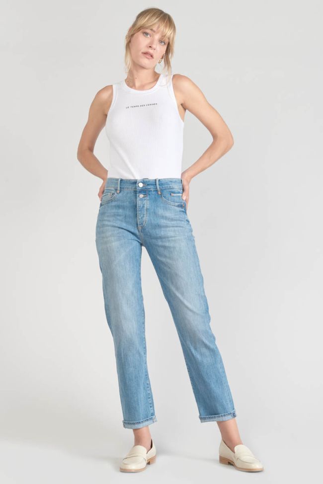 Jeans 400/18 mom Basic high waist 7/8 blau Nr.4