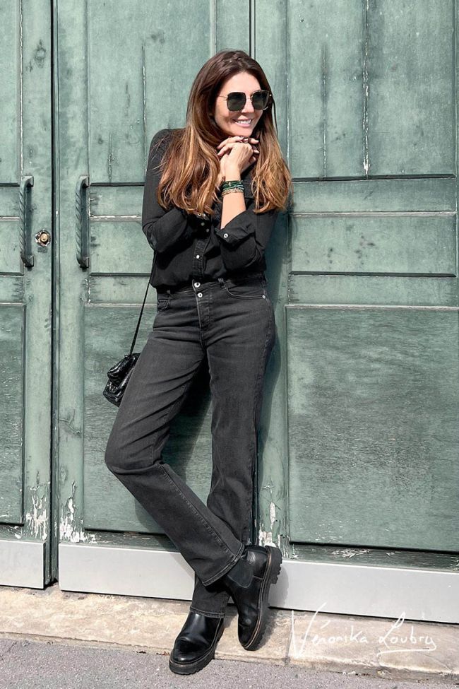 400/18 Mom jeans schwarz Nr.1