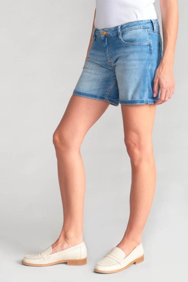 Shorts Janka aus verwaschenem blauem Jeansstoff
