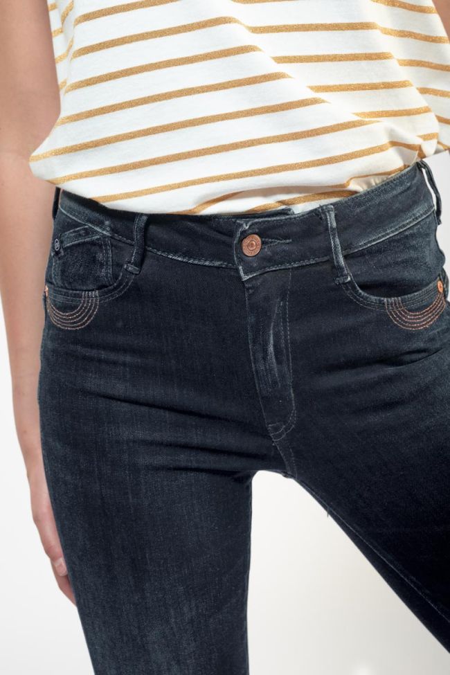 Jeans pulp slim Line high waist blau-schwarz Nr.1