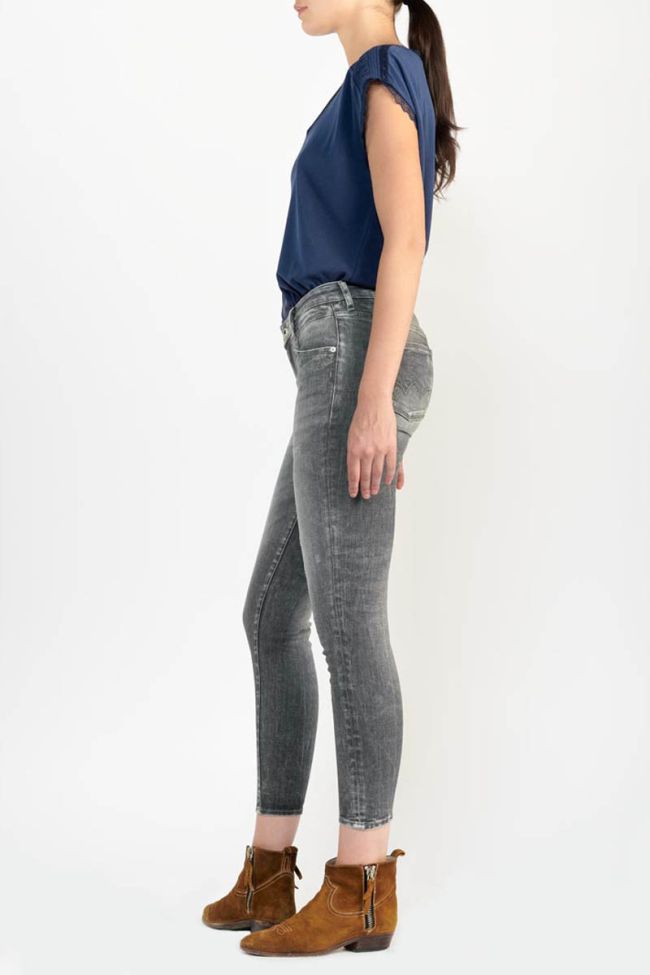 Jeans power skinny Linz 7/8 destroy grau Nr.2