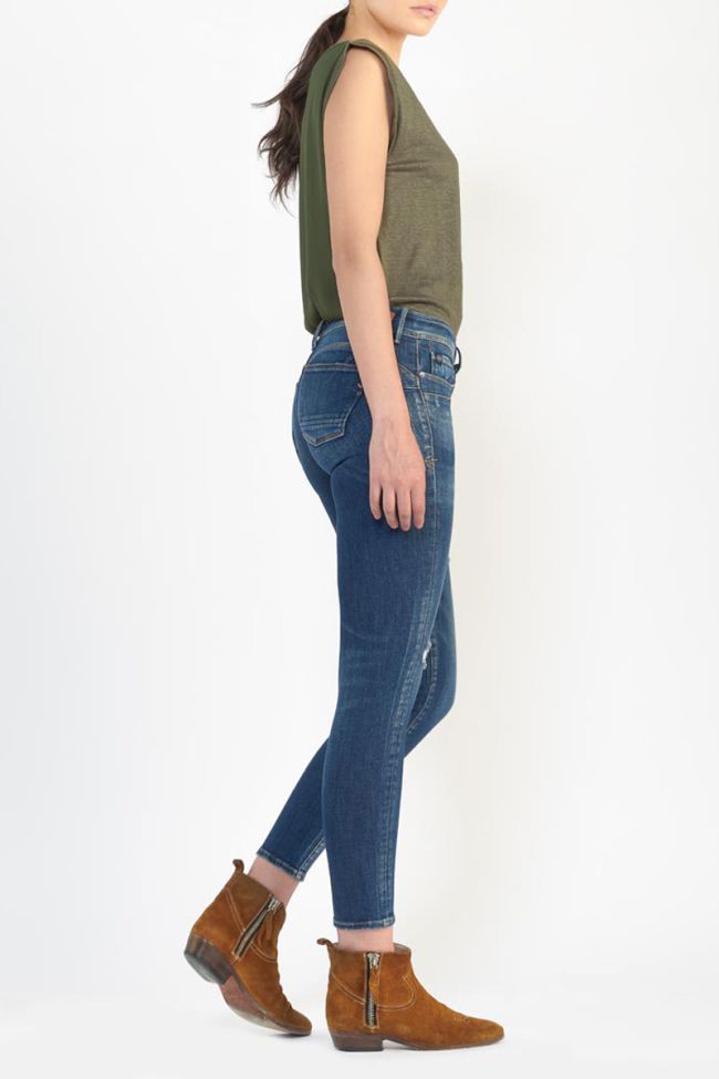 Jeans pulp slim Lise 7/8 destroy vintage blau Nr.2