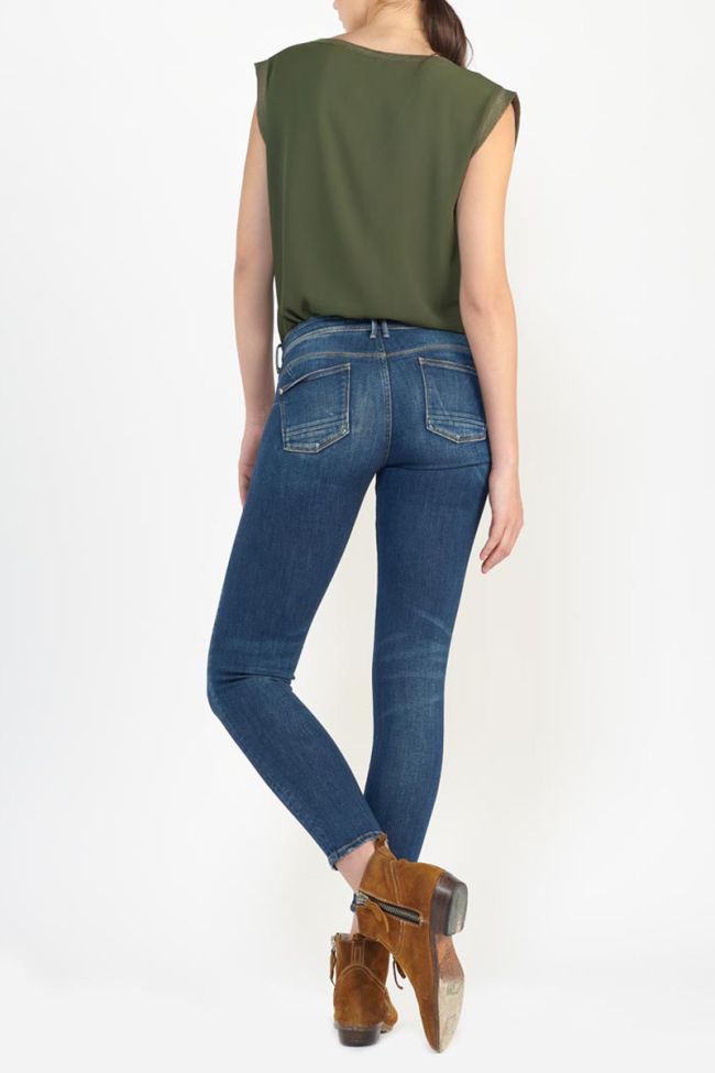 Jeans pulp slim Lise 7/8 destroy vintage blau Nr.2